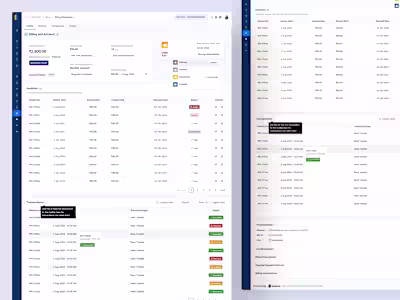 Hey folks! 👋 Sharing a quick peek into a billing & account ...