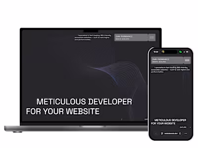 Complete Portfolio Design and Development