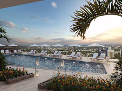 Florida Hotel Rooftop 