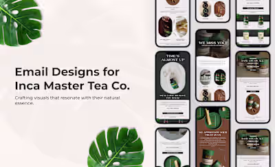 Email Designs for Inca Master Tea Co.