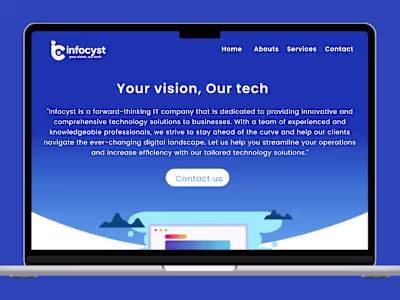 Single Landing Page Website 