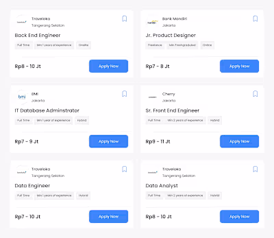 Working on designing a Job Card for a job seeker app! Focusi...