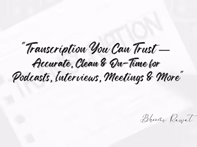 Transcription Samples