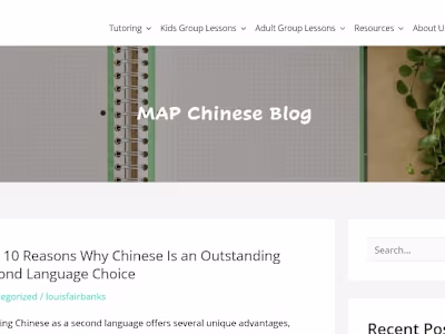 Language Tutoring Website