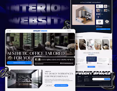 Opulent Spaces UX Case Study | Interior Workspace