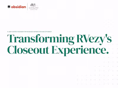 Transforming RVezy's Closeout Experience.