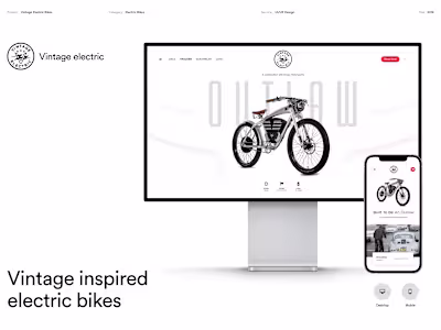 Case Study : Website for Vintage electric