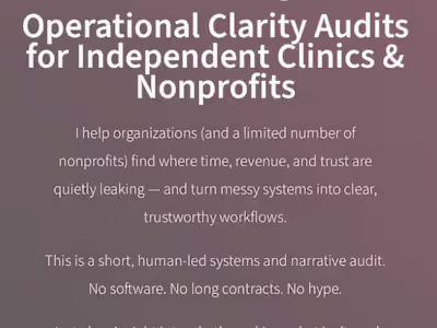SEO & Marketing Clarity Audit