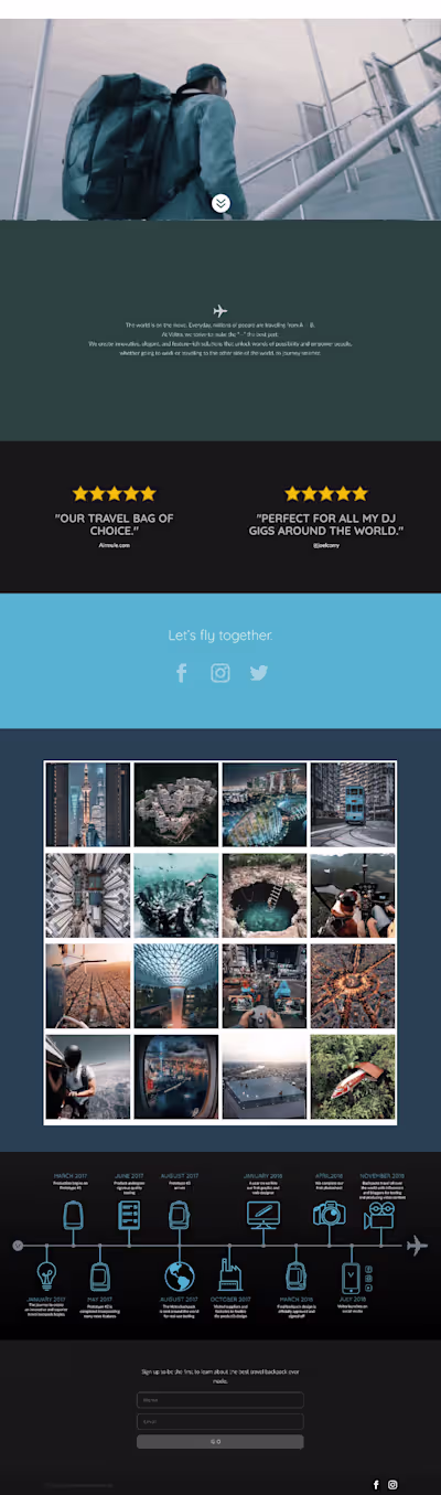 Branding, Web Development, and Video Ads for Travel Brand