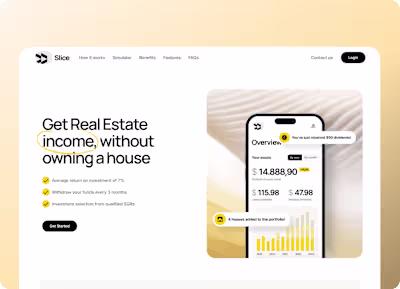Slice | Real Estate | Framer Template