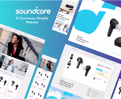 Soundcore Online Store Redesign