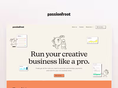 Passionfroot – Web Design