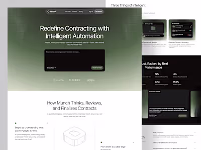 Munch - AI Contract Lifecycle Management Website