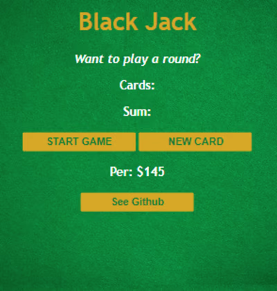 Black Jack Game