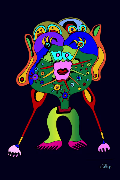 Vibrant Surreal NFT Character Creation