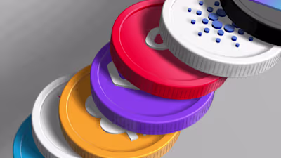 Crypto coins 3d pack made using Spline 