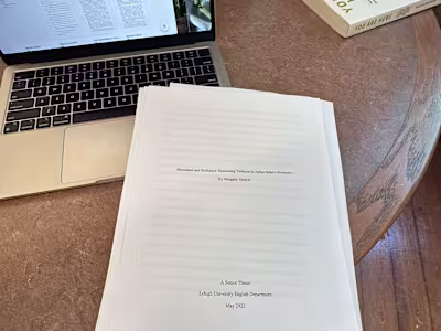 Bloodshed & Brilliance: A Senior Thesis