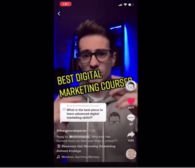 Online Courses Influencer Marketing Campaign 