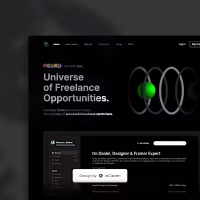 A project that connects freelancers.