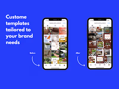 Social media templates in Canva