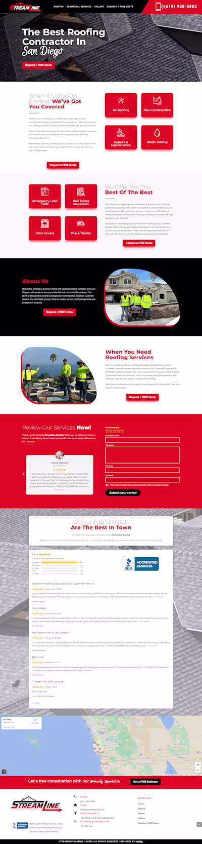 Service Based Website Designs 