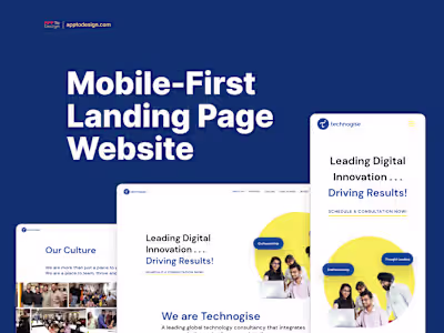 Business Website for a Consultancy Agency