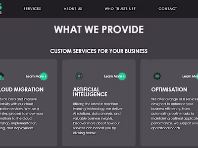 Saas Startup Website