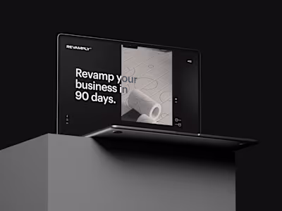 Revamply - Agency Web UI Design