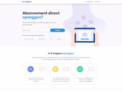 Abbo Stop | Eenvoudig Online Al Je Abonnementen Opzeggen