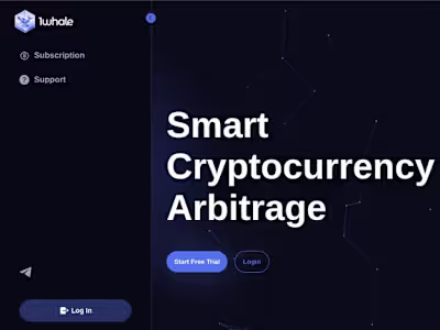 1whale - Smart Cryptocurrency Arbitrage