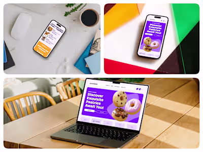 Crumbco Pastries - Landing Page - UI/UX