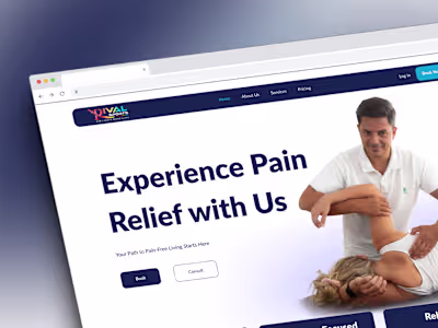 Transforming Rival Sports Gym Pain and Rehab :: Behance