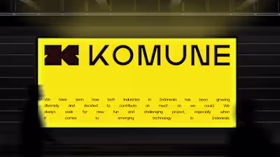 Branding & Visual Identity for Komune