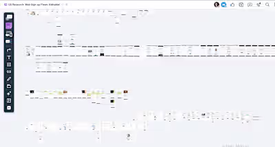 User flows + competitive analysis for Visible 