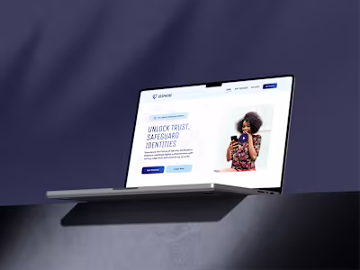 IDSPHERE Landing Page Design