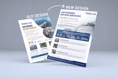 Redesign for Triseas Brochure