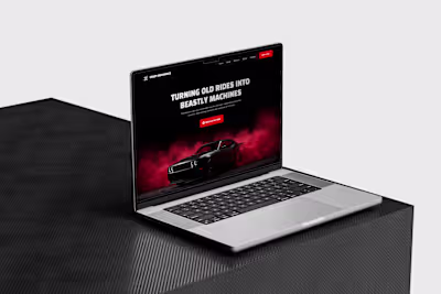 Crazy Mechanics Landing Page