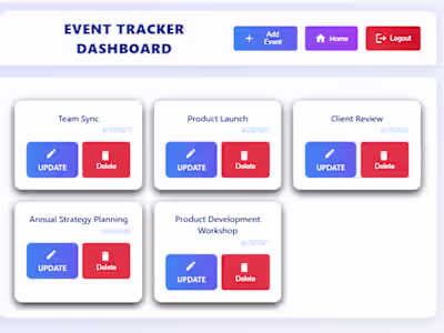 Event Tracker