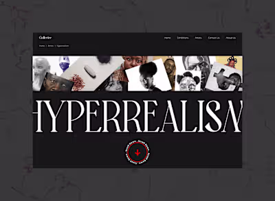 Galeriee | Art gallery website