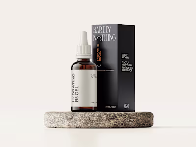 Barely Nothing -  Skincare Brand Identity & Packaging Design