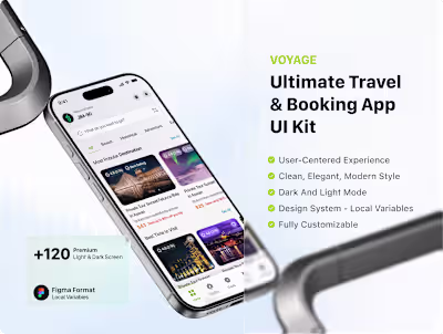 Voyage - Ultimate Travel & Booking App UI Kit:::