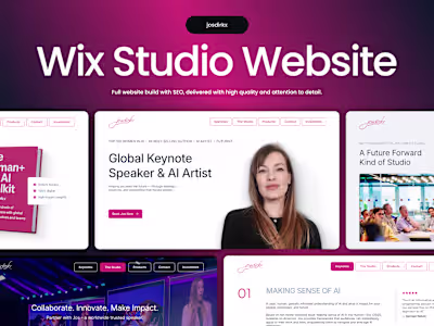 Wix Web design and web development | SEO optimisation
