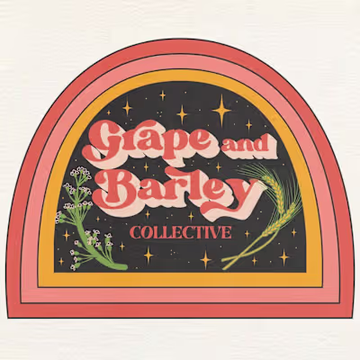 Logo for a Wine and Beer Collective