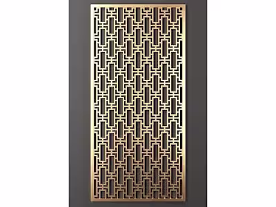 ArtDeco Grill Customizable SCAD Design