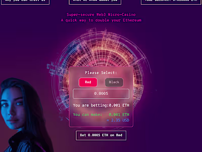 Lead Engineer, eth-roulette.com