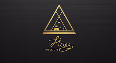 Hues Interiors Logo design