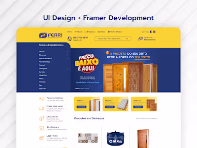 UI Design + Framer Development
