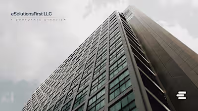 eSolutionsFirst Corporate Deck Transformation