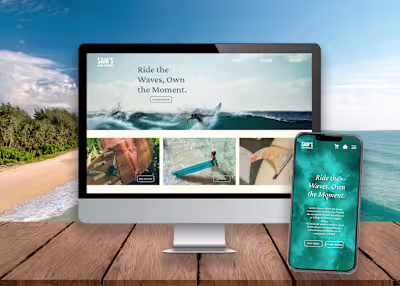 Sam's Surfboards UX CASE STUDY