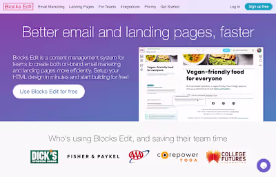 Blocks Edit promo site